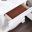 Alecia Night Stand With Usb In White