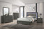 Alison California King Bed In Dark Walnut