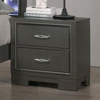 Alison Night Stand In Dark Walnut