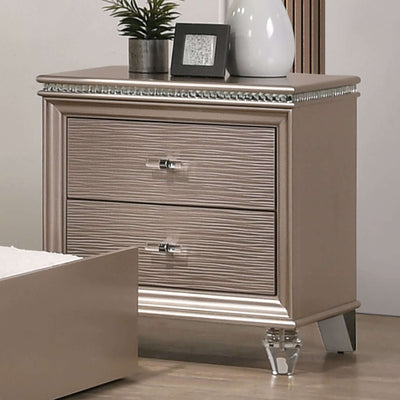 Allie Night Stand In Rose Gold