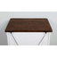 Alyson Night Stand With Usb Plug In Distressed White and Walnut