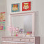 Ariston Rose Gold Upholstered Panel Bedroom Set