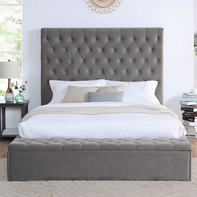 Athenelle Tufted Storage Bed