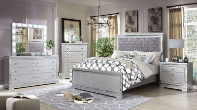 Belleterre Night Stand In Silver