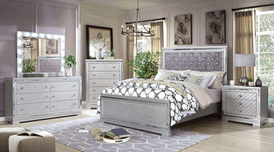 Belleterre California King Bed In Silver