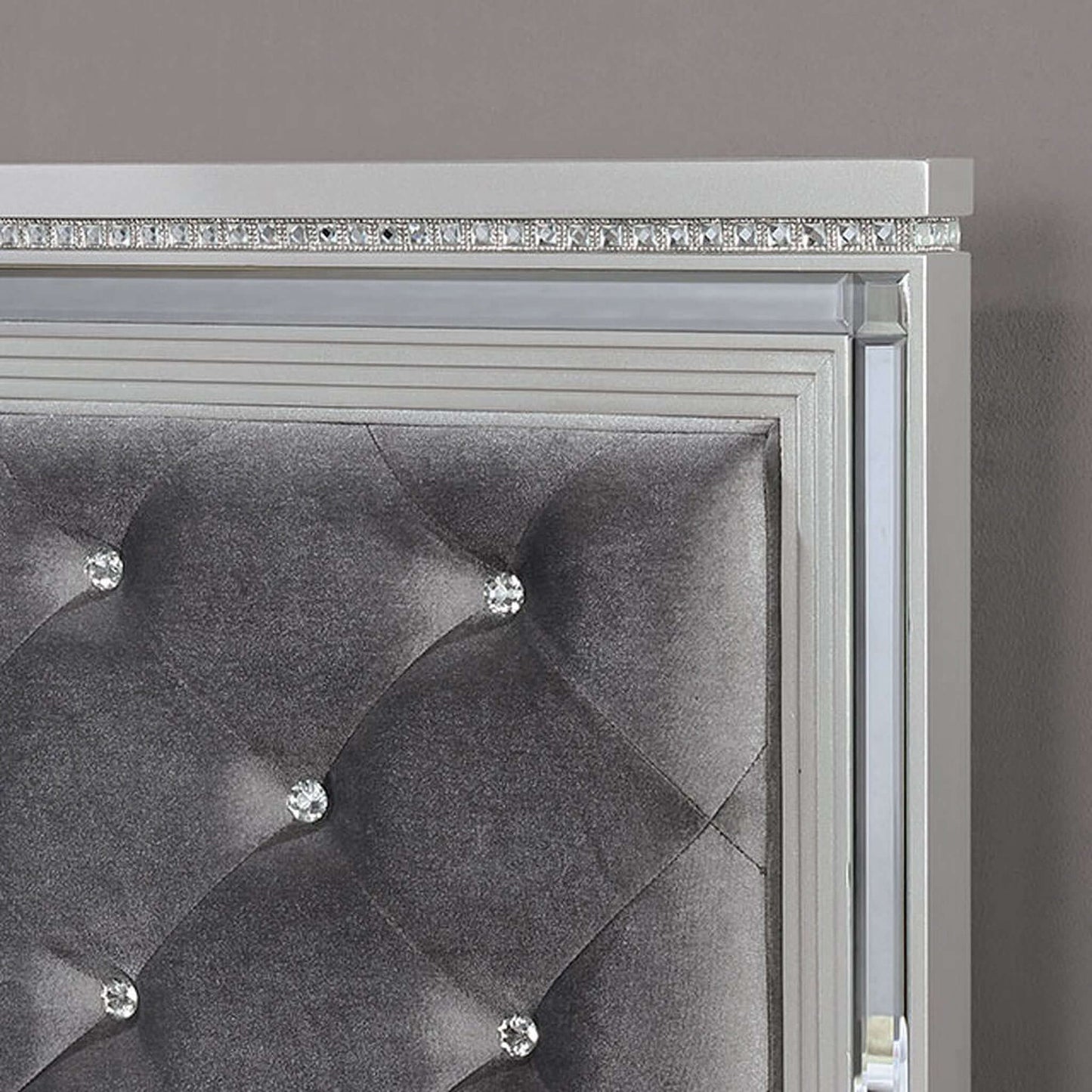 Belleterre Silver Panel Bedroom Set