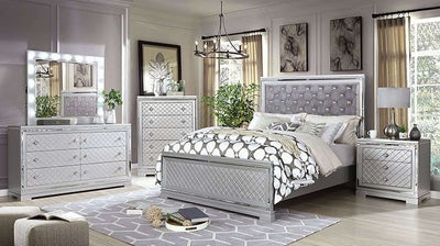 Belleterre Silver Panel Bedroom Set
