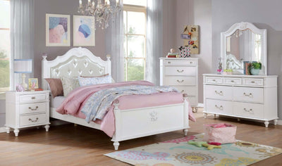 Belva Night Stand With Usb Outlet In White