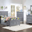 Castlile Twin Bed In Gray
