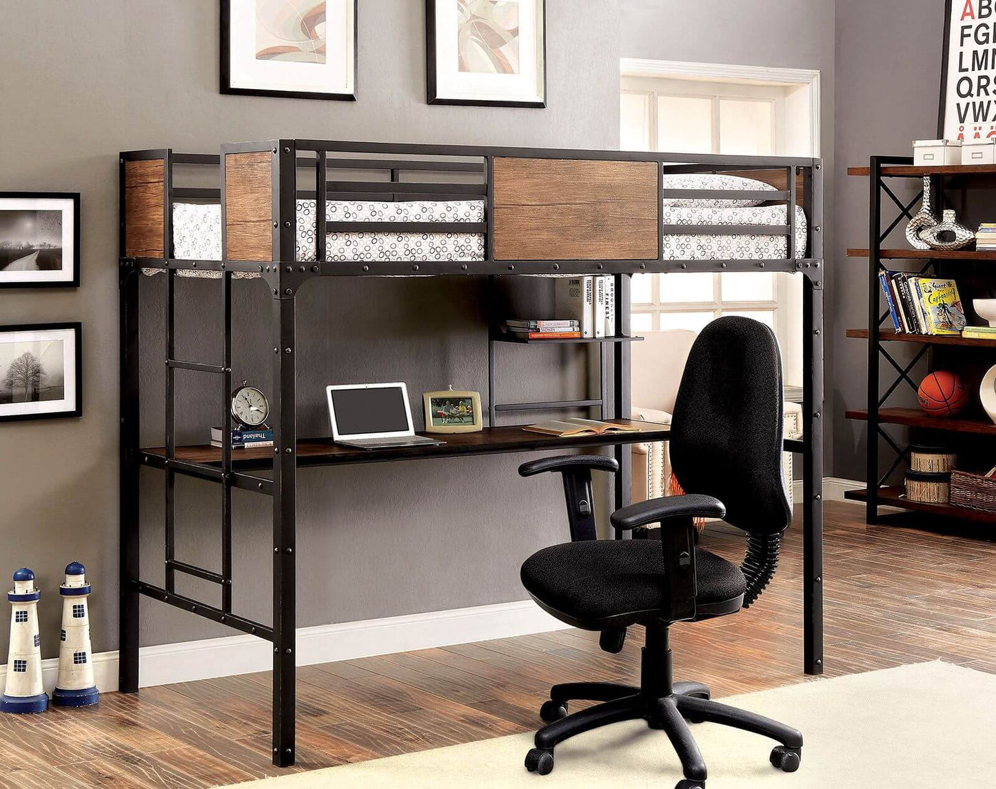 Clapton Twin Bed With Workstation