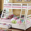 California Twin Over Full Bunk Bed In Black