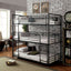 Olga I Sand Black Twin Over Twin Bunk Bed