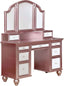 Tracy Rose Gold Vanity With Stool