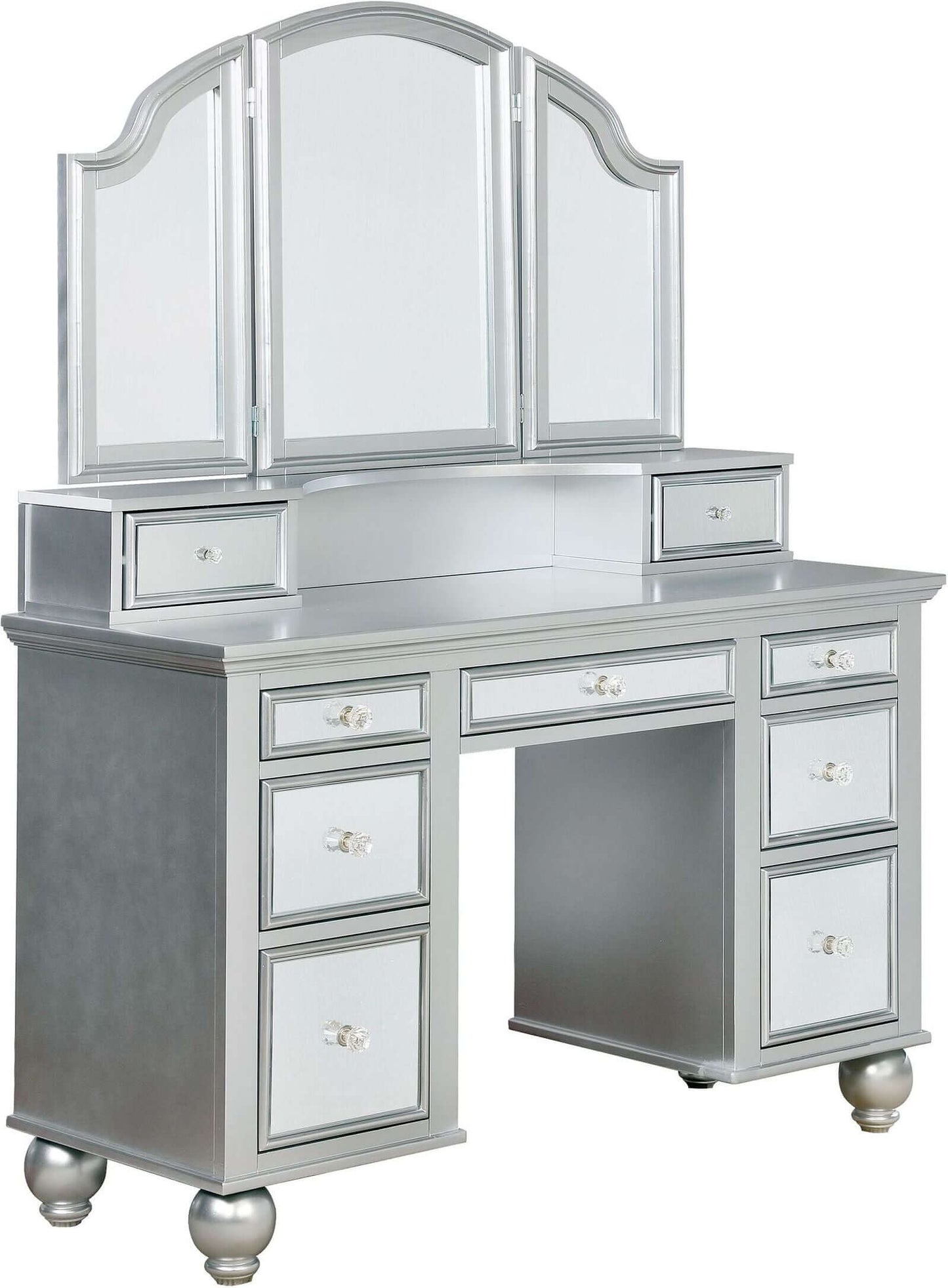 Tracy Rose Gold Vanity With Stool