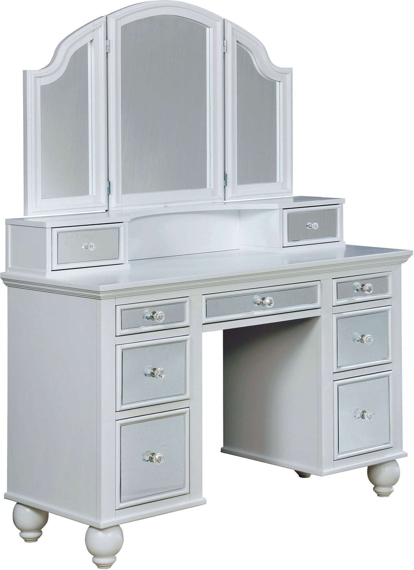 Tracy Rose Gold Vanity With Stool