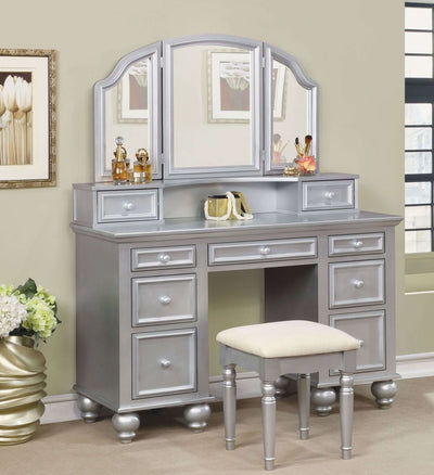 Athy Silver Vanity Dresser