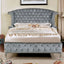 Alzir Queen Bed In Blue