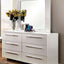 Clementine Smooth White Youth Upholstered Bedroom Set