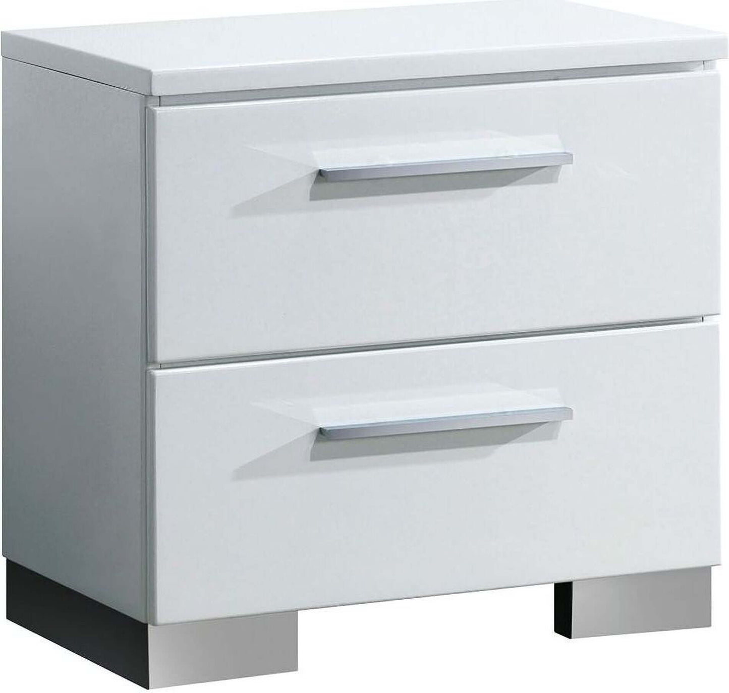 Clementine Smooth White Youth Upholstered Bedroom Set