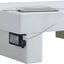 Christie High Gloss White Nightstand