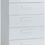 Christie High Gloss White Chest