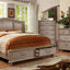 Belgrade I Queen Bed In Rustic Natural Tone