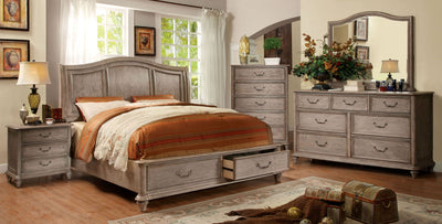 Belgrade I Queen Bed In Rustic Natural Tone