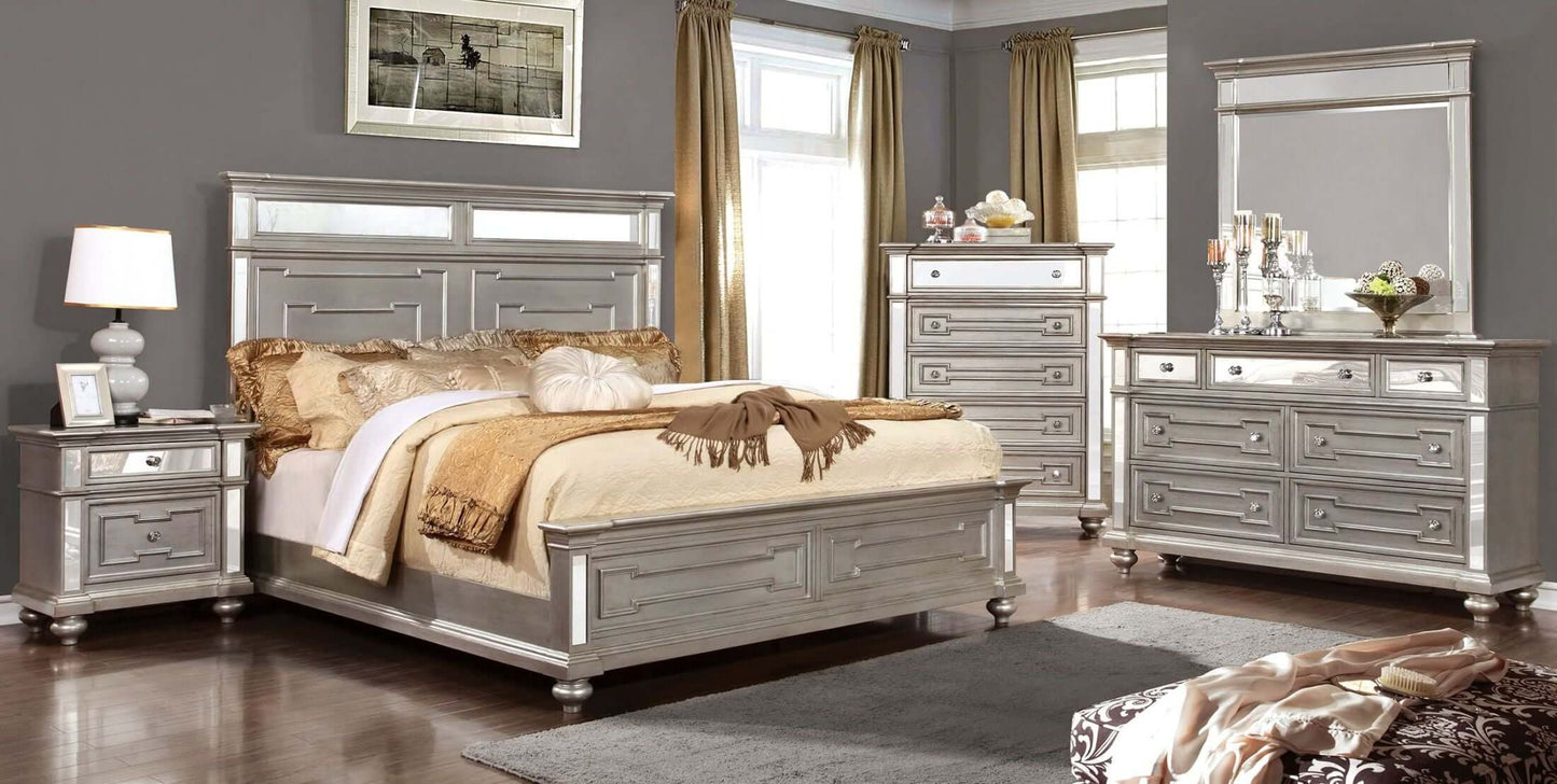 Salamanca Silver Nightstand