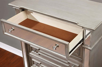Salamanca Silver Panel Bedroom Set