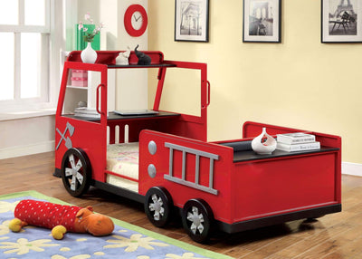 Rescuer Fire Truck Twin Bed