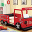 Rescuer Fire Truck Twin Bed