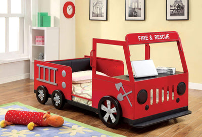 Rescuer Fire Truck Twin Bed