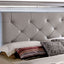 Bellanova Black King Upholstered Panel Bed