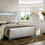 Bellanova Black King Upholstered Panel Bed
