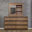 Coimbra Cabinet Mirror In Rustic Natural Tone