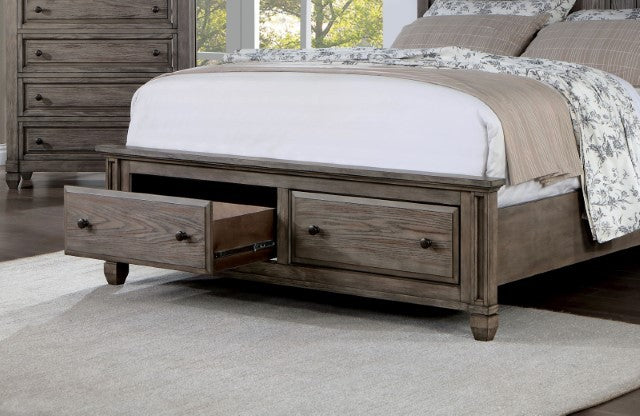 Warm Gray Durango Bed CM7461GY By Furniture of America.