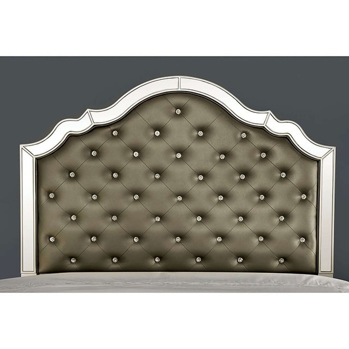 Eliora Eastern King Bed In Silver