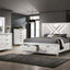 Emmeline Eastern King Bed In Silver