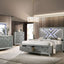 Emmeline Eastern King Bed In Silver