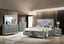 Emmeline Eastern King Bed In Silver