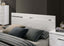 Erlach Queen Bed In White and Chrome