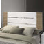 Erlangen California King Bed In White and Natural