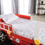 Fierstall Twin Bed In Red