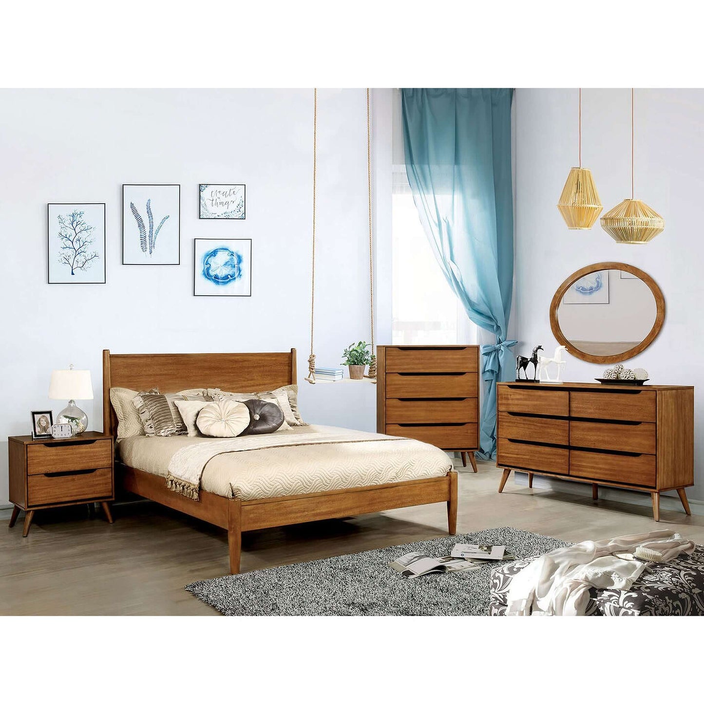 Lennart Full Bed In Oak