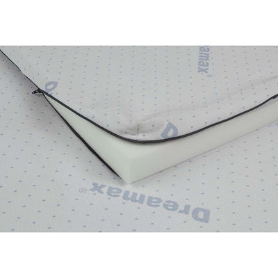 Ilene Full Memory Foam Topper In White
