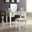 Joyce Vanity With Stool In Silver