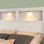 Karla Queen Bed In White