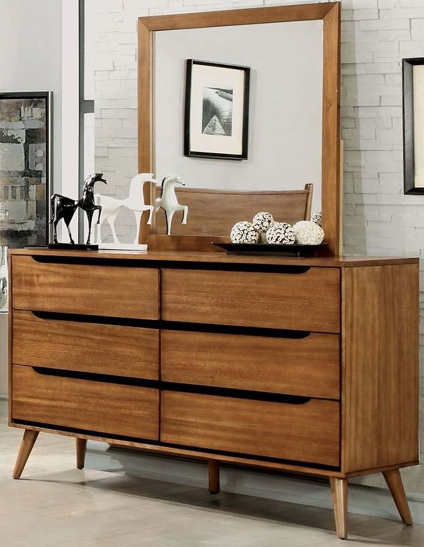 Lennart Oak Rectangular Mirror