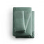 Malouf Sage Linen Weave Cotton Sheet Set, lightweight and breathable bedding for luxurious comfort.