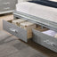 Maddie Eastern King Bed In Pearl White